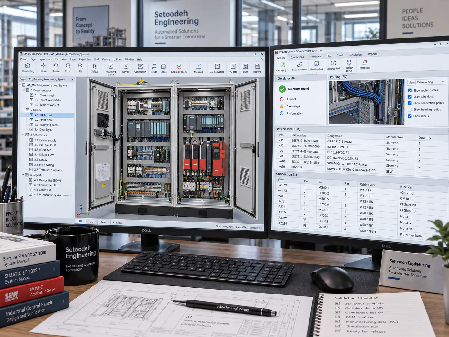 ECAD, cable harness and engineering data